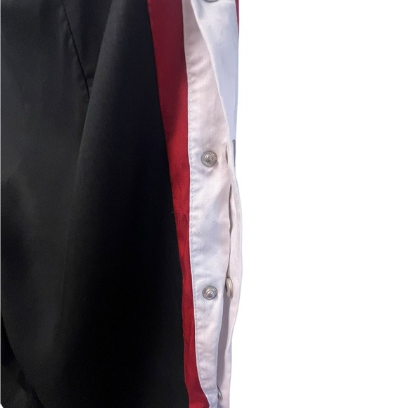 Lovers + Friends Black Flare Pants with Red and White Stripes - Picture 6 of 7